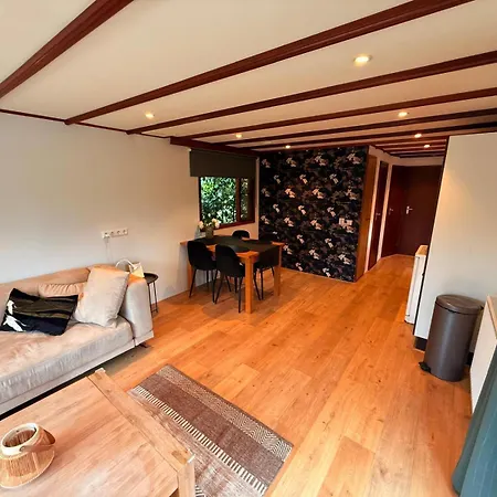 シャレー Modern Veluwe Wooden With Private Garden - Forest And Sauna Nearby